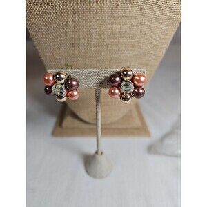 Vintage japan clip on earrings